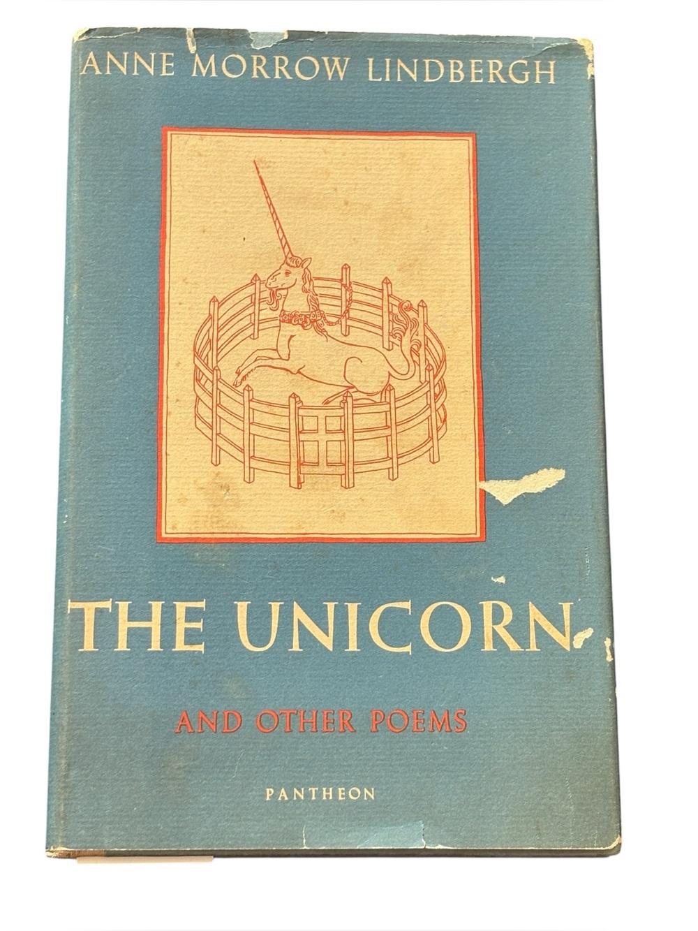 The Unicorn and Other Poems Anne Morrow Lindbergh 1956 Hardcover Vintage Antique